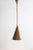 Mid-Century Modern Brutalist Danish Hand-Hammered Copper Pendant Lamp from ES Horn Aalestrup, 1960s For Sale - Image 3 of 10