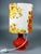 Metal Mid-Century Space Age Table Lamp in Glass, 1970s For Sale - Image 7 of 17