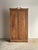 Rustic European Antique Pine Cupboard Cabinet With Carved Crest For Sale - Image 3 of 18