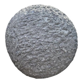 Stone Garden Sphere 13" For Sale