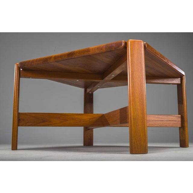 Danish Teak Coffee Table attributed to Niels Bach, 1960s For Sale - Image 6 of 11