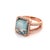 Diamond Aquamarine Ring 14k Gold 6.25 TCW Certified For Sale - Image 11 of 13