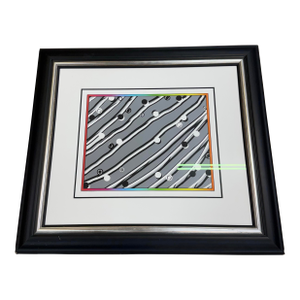 1990s Jacques Lieberman,'ny Abstract I' Rare ,Authentic 2004 Art Print