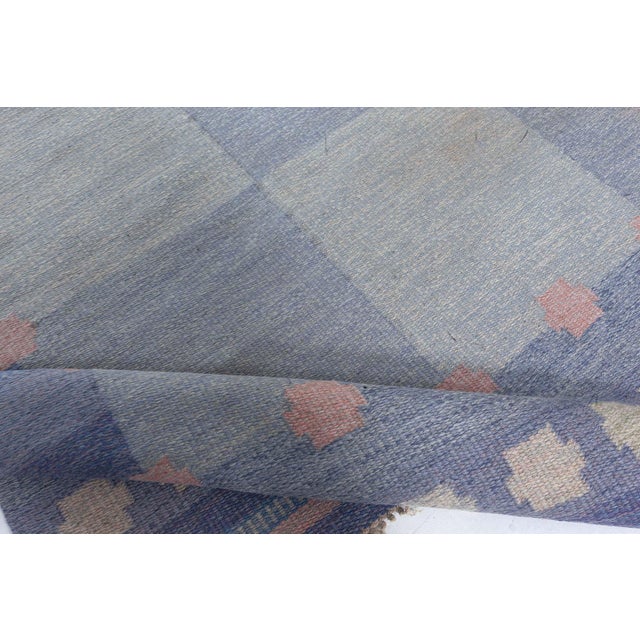 Mid-Century Modern Vintage Swedish Flat-Weave Rug by Agda Österberg, at Doris Leslie Blau For Sale - Image 3 of 9
