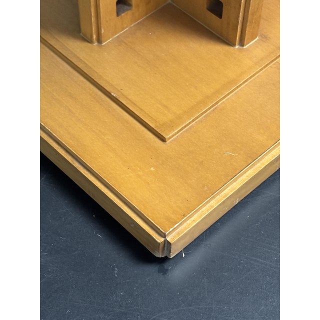 Light Yellow Vintage Italian Side Table by Umberto Asnago Giorgetti, 1980s For Sale - Image 8 of 18