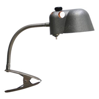 Vintage Grey Flexible Arm Clamp Photography Spotlights For Sale