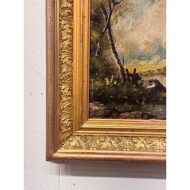 19th Century French Oil Painting For Sale In Nashville - Image 6 of 8