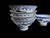Mid-Century Japanese Sometsuke Blue & White Porcelain Footed Rice Bowls- Set of 5 For Sale - Image 9 of 10