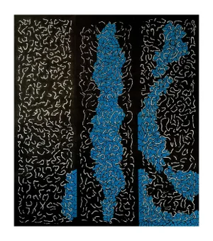 He Jinshi, The Fragrance of Flowers and Plants, 2021, Chinese Ink on Paper