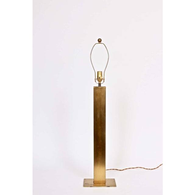 1970s George Kovacs Brass "Skyscraper" Lamp For Sale - Image 12 of 12