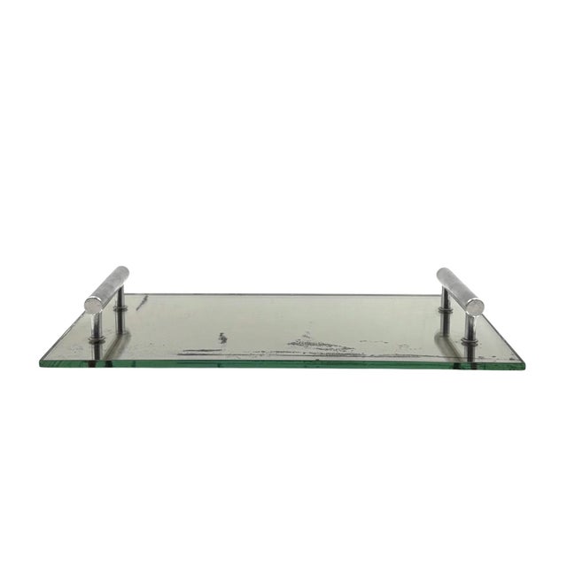 Modernist Mirrored Tray, France 1960 For Sale - Image 6 of 12
