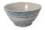 Antique American Blue Spongeware Decorated Stoneware 10 Inch Kitchen Mixing Bowl For Sale - Image 9 of 13