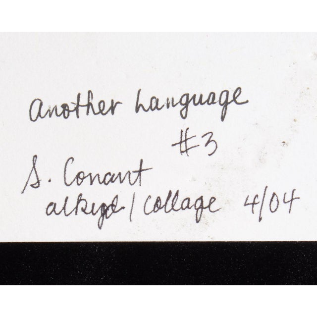 2004 "Another Language #3" Alkyd Painting by Steven Conant For Sale - Image 9 of 9