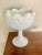 Vintage Milk Glass Footed Bowl For Sale In San Diego - Image 6 of 6