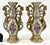 Rococo Elegant Pair of 19th Century Old Paris Porcelain Vases, Hand-Painted & Gilt For Sale - Image 3 of 12