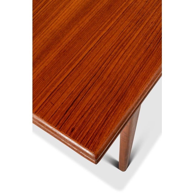 Danish Mid-Century Modern Expansion Dining Table Attributed to Johannes Andersen for Udlum Mobelfabrik in Teak, Denmark, C. 1960s For Sale - Image 16 of 16