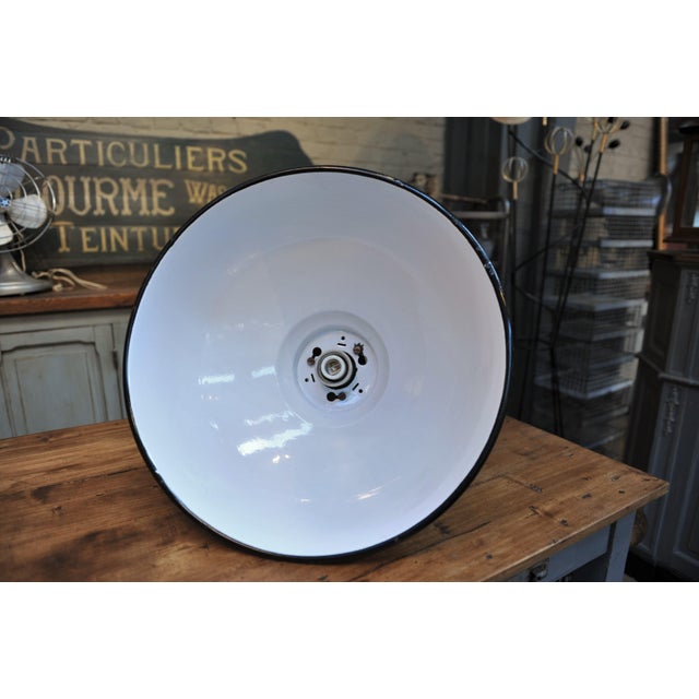 Large Industrial Pendant Light from Philips, 1950s For Sale - Image 6 of 9