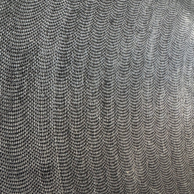 Paper Large Decorative Brown and Tan Cardboard Plate For Sale - Image 7 of 7