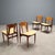 Vintage Wood and Cloth Chairs, Northern Europe, 1960s, Set of 4 For Sale - Image 9 of 9