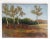 English Vintage 1943 Impressionist Landscape Painting For Sale - Image 3 of 5