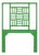 Finn Headboard Twin - Bright Green For Sale