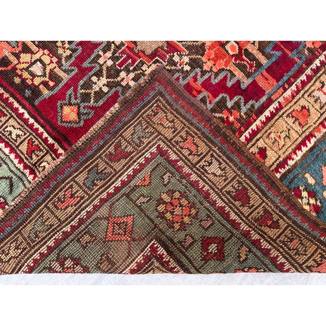 Antique Caucasian Shirvan Akstafa Hand-Knotted Wool Rug - 6'9" X 3'9" For Sale - Image 10 of 12