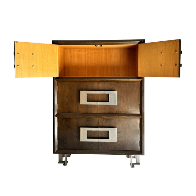 Brown Office Cabinet by Jordi Vilanovas i Bosch, 1970s For Sale - Image 8 of 18
