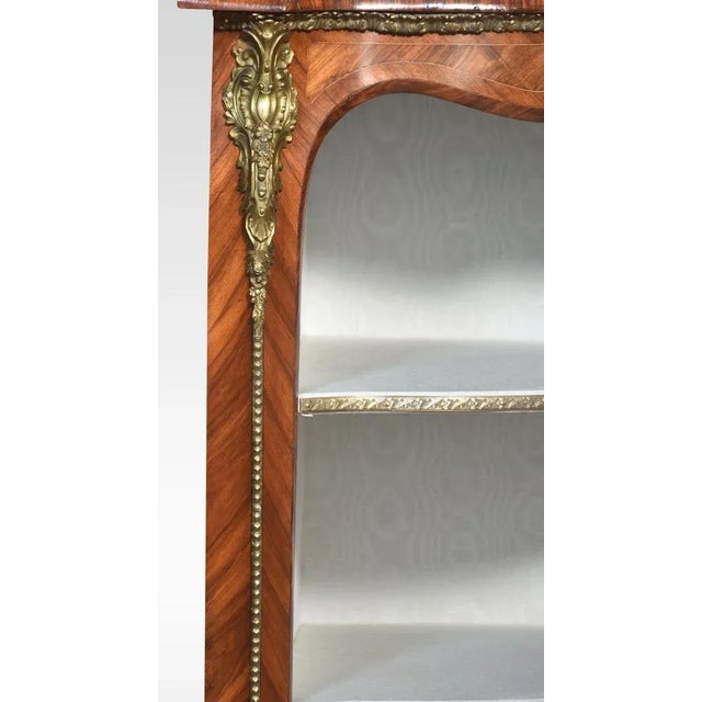 Kingwood Ormolu Mounted Corner Cupboard For Sale - Image 5 of 10