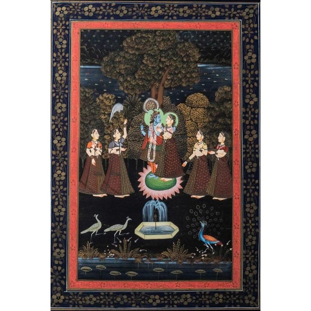 Textile Krishna and the Cowherd Girls For Sale - Image 7 of 7