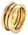 Bvlgari B.zero1 Three Band Ring in 18k Yellow Gold Ring - Size 53 For Sale