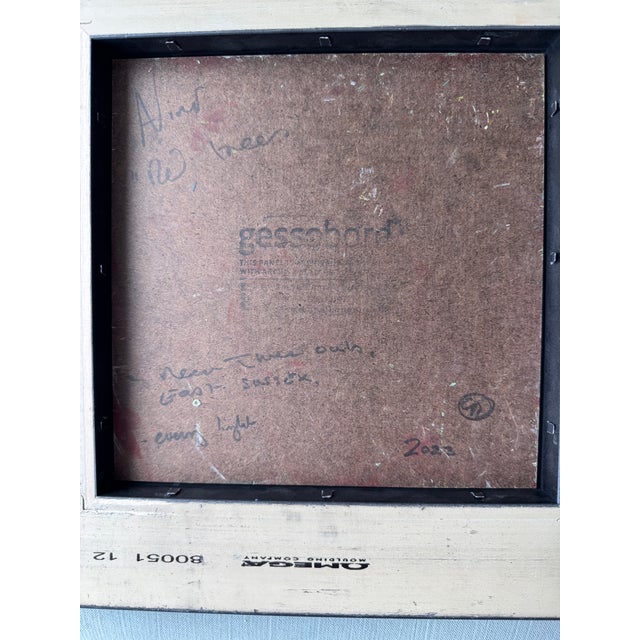 Contemporary British Oil by Andrew Viner “Red Trees”, Framed For Sale - Image 11 of 11