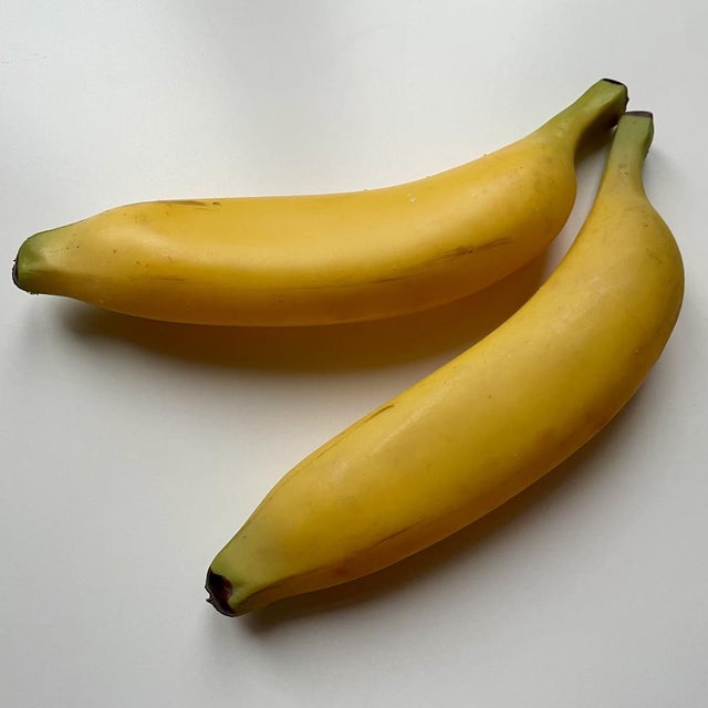 Vintage Czechoslovak Plastic Bananas, 1980s, Set of 2 For Sale - Image 6 of 6