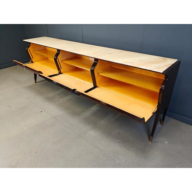 Sideboard attributed to Osvaldo Borsani for Atelier Borsani Varedo, 1950s For Sale - Image 10 of 12