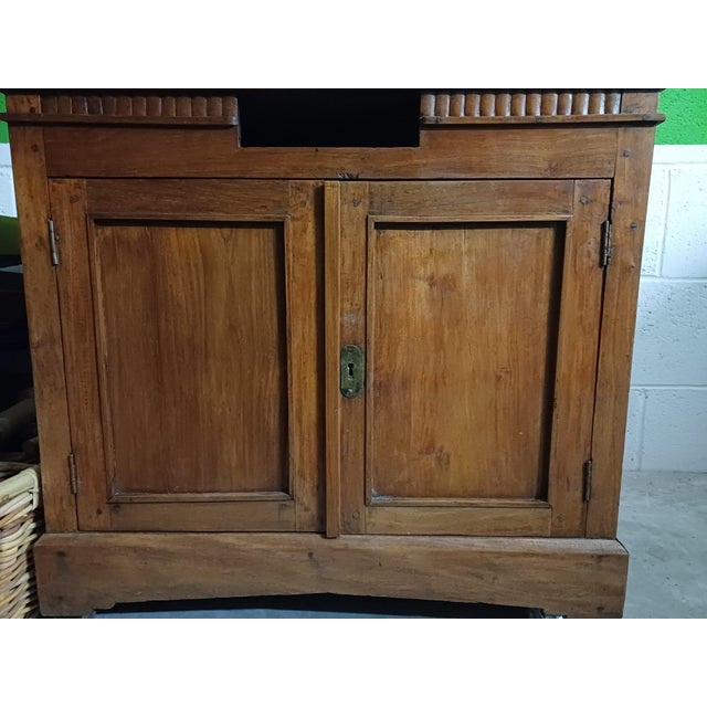 Vintage Dressing Table in Cherry Wood, 1890s For Sale - Image 10 of 11