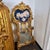 Rococo Rococo Blue Wall Mirror – Ornate Gold Leaf French Frame, 61"h Luxury Statement Mirror For Sale - Image 3 of 3