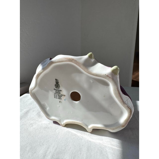 Late 20th Century Royal Doulton Figurine ~ “Charlotte” Hn 2421 For Sale - Image 11 of 11
