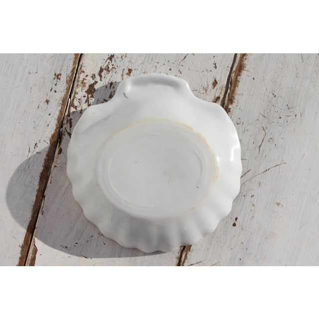 19th Century French Shell-Shaped Soap Dish, Hand-Painted and Signed For Sale - Image 10 of 12