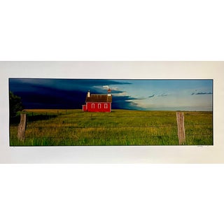 Maxwell Mackenzie, School, Summer Landscape, Large Panoramic Vintage Color Photograph Signed Photo, 1992 For Sale