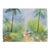 Signed Original Watercolor Landscape “Tropical” For Sale