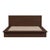 2020s Halmstad Wood Platform King Bed, Brown For Sale - Image 5 of 9
