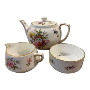 Mid 20th Century Hammersley Small Bone China Tea Set - Set of 3