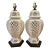 1970’s Chinoiserie Pierced Porcelain Blanc De Chine Temple Jar Table Lamps - A Pair For Sale