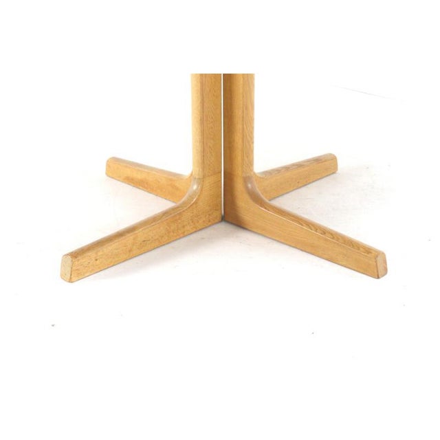 Round Extendable Oak Nordenskov Dining Table For Sale - Image 13 of 16