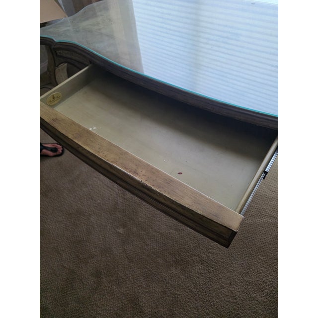 French Provincal Desk and Chair Seven Seas by Hooker For Sale In Los Angeles - Image 6 of 6