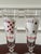 Transparent Mid 20th Century Pilsner Poker Hands Footed Glasses— Set of 8 For Sale - Image 8 of 10