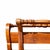 Furniture - Pau-óleo Bed - 19th Century. Portuguese, 19th century, made of pau-óleo wood. Dimensions: 80 cm x 100 cm x 230...