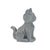 Add a playful yet modern touch to your space with this set of four Modern Sitting Dog and Cat Figurines. Crafted from...