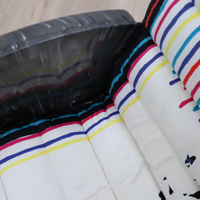 Vintage Armchair with Double Cover by Anna Castelli Ferrieri for Kartell, 1980s For Sale - Image 6 of 17
