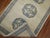 Ivory Light Blue Brown 20th Century Hand Knotted Wool Tibetan Scatter Throw Rug - 2'11" x 4'10" For Sale - Image 14 of 18