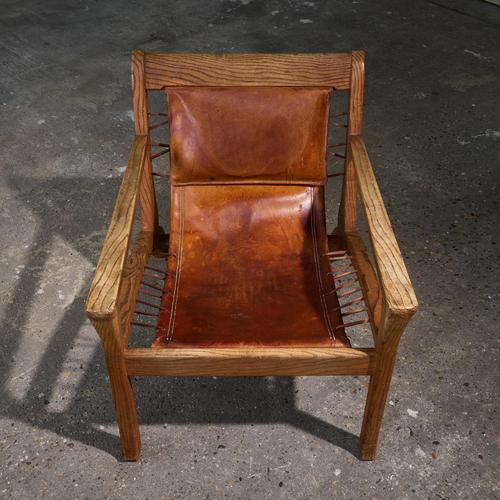 Lace Lounge Chair in Ash and Cognac Leather by Stefan During, Netherlands, 1985 For Sale - Image 11 of 12